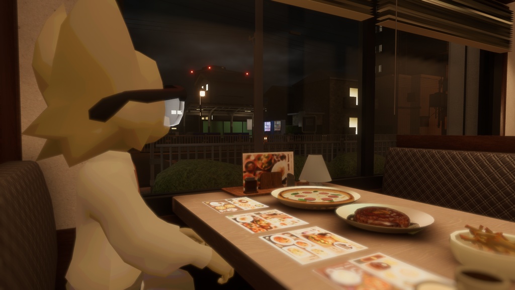 深夜のファミレス/FamiresA1【VRCワールド】