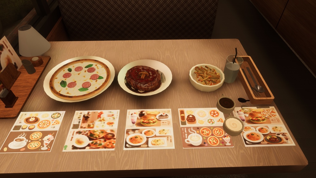 深夜のファミレス/FamiresA1【VRCワールド】