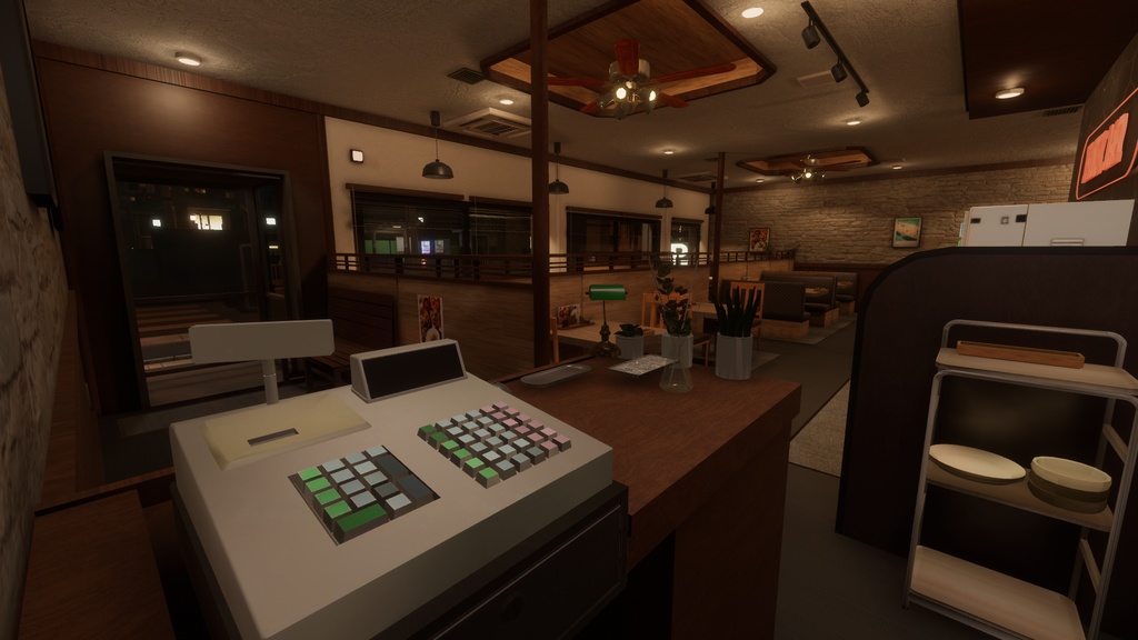 深夜のファミレス/FamiresA1【VRCワールド】