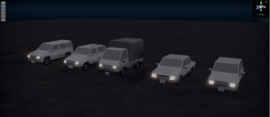 【VRchat】自動車を一列で走らせるギミック/MobcarLane