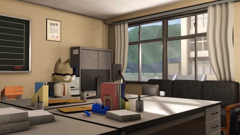 4限後、生徒会室にて/SeitokaiRoomA1【VRchatワールド】