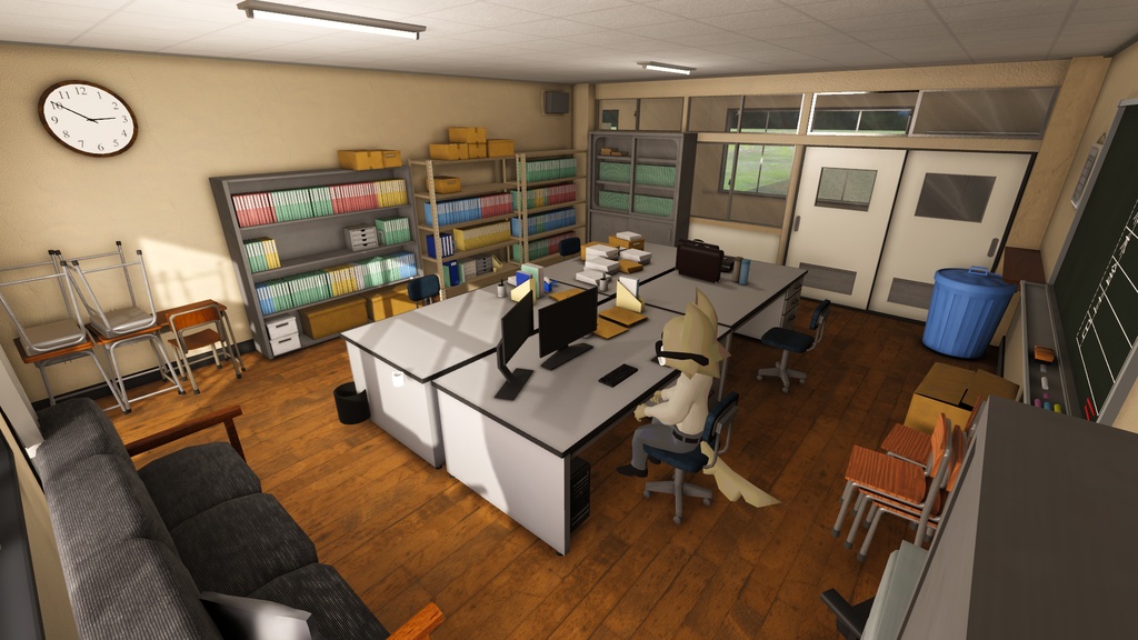 4限後、生徒会室にて/SeitokaiRoomA1【VRchatワールド】