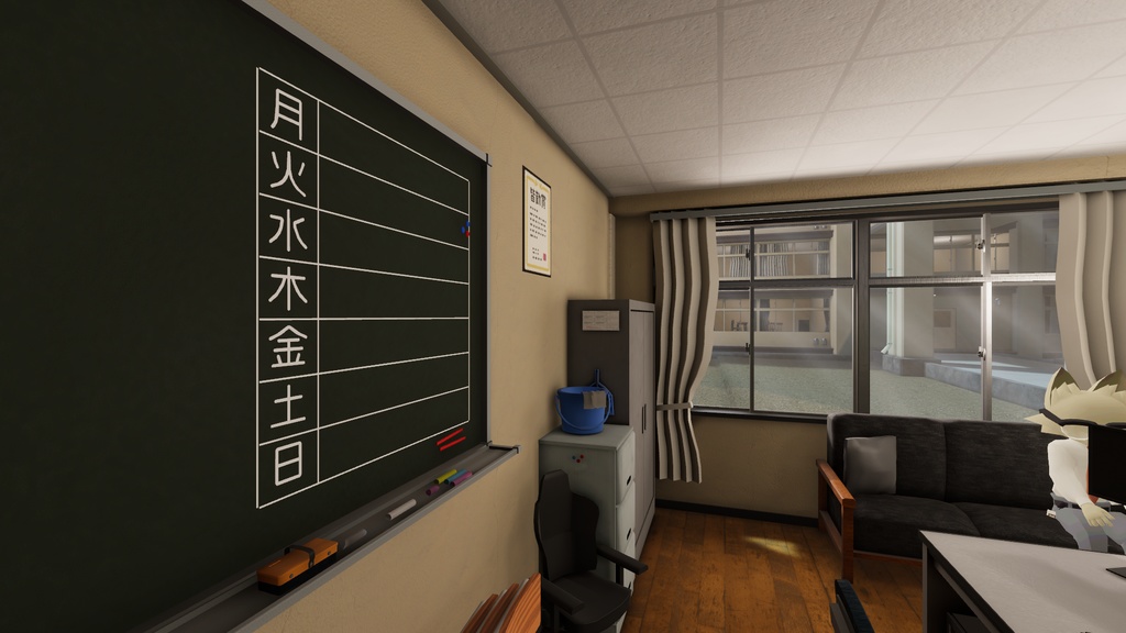 4限後、生徒会室にて/SeitokaiRoomA1【VRchatワールド】