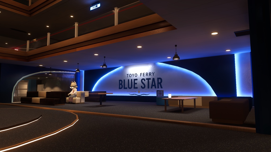 【VRChatワールド】MidnightFerryA1