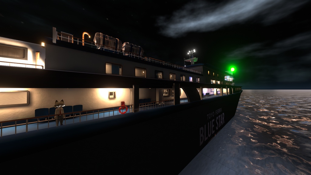 【VRChatワールド】MidnightFerryA1