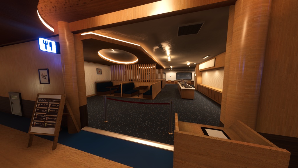 【VRChatワールド】MidnightFerryA1