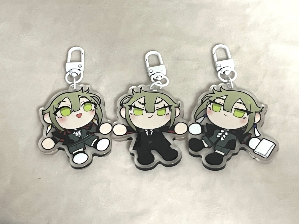 もちエランズおてて繋ぎアクキー