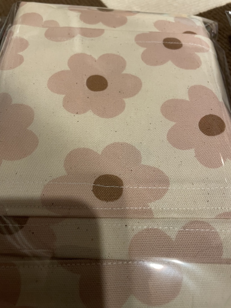 サークル布 花柄 ピンク