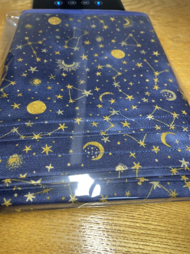 サークル布 夜の帳 紺色