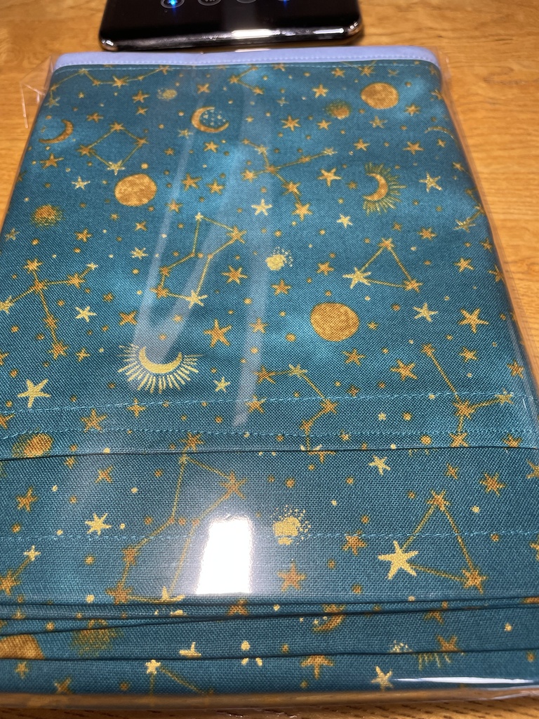 サークル布 夜の帳 ターコイズブルー