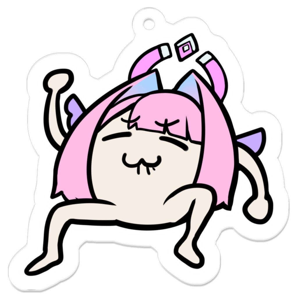 2周年記念? クリーチャージオ「カサカサ」アクリルキーホルダー
