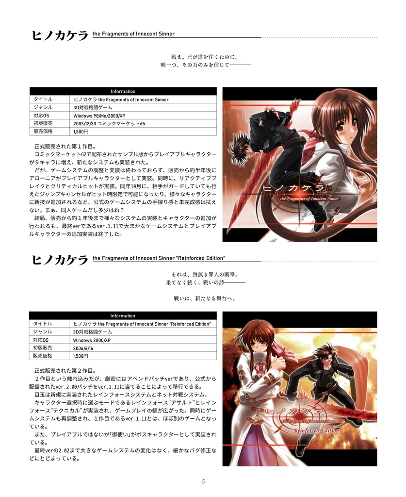 ヒノカケラ the Material of Unofficial Scrapbook Edition