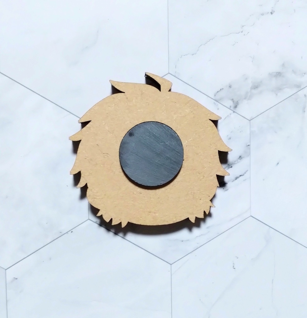 Dytica 寄木マグネット/寄木ブローチ