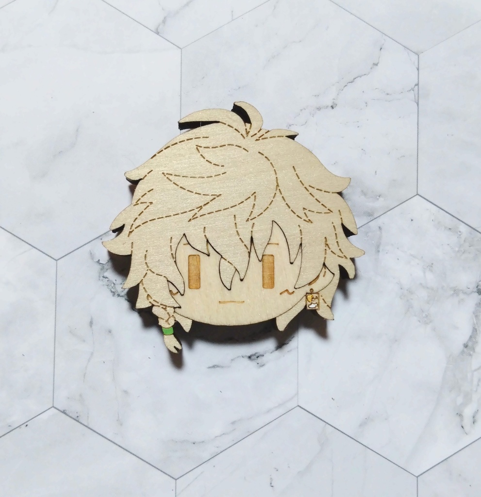 Dytica 寄木マグネット/寄木ブローチ