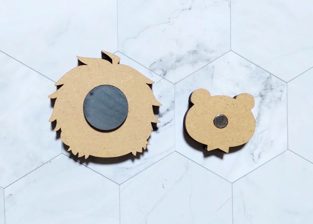 3SKM 寄木マグネット/寄木ブローチ