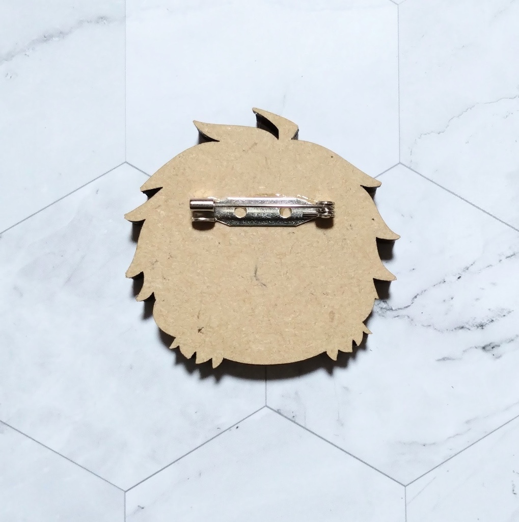 VOLTACTION 寄木マグネット/寄木ブローチ