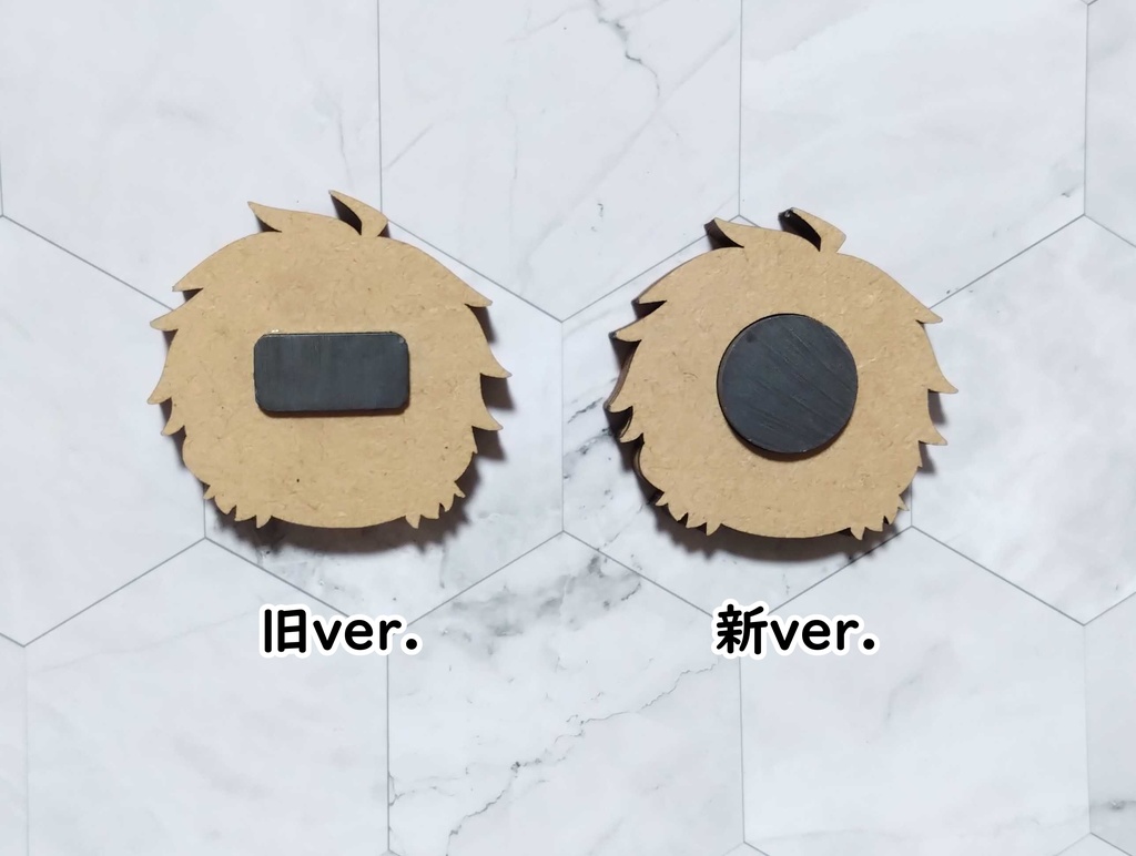 エデン組 寄木マグネット/寄木ブローチ