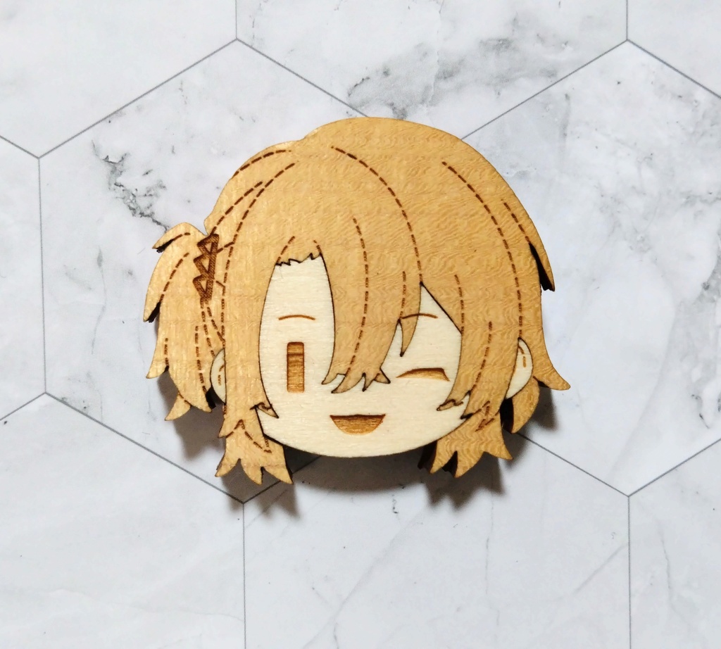 Luxiem 寄木マグネット/寄木ブローチ