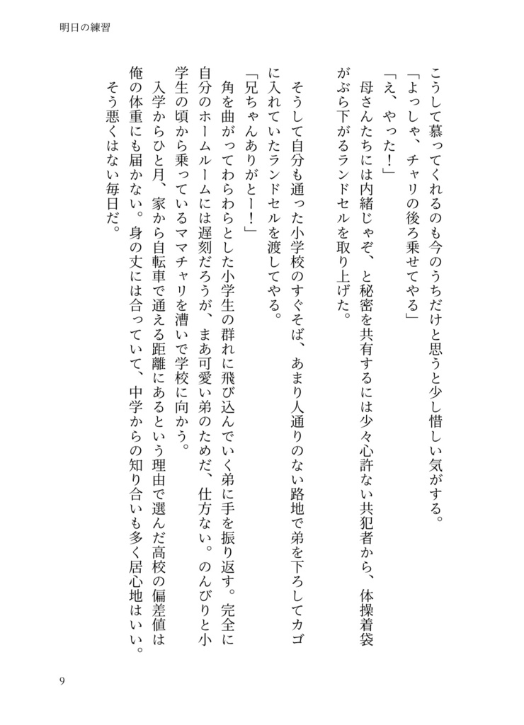 ヒヨシ過去小説本