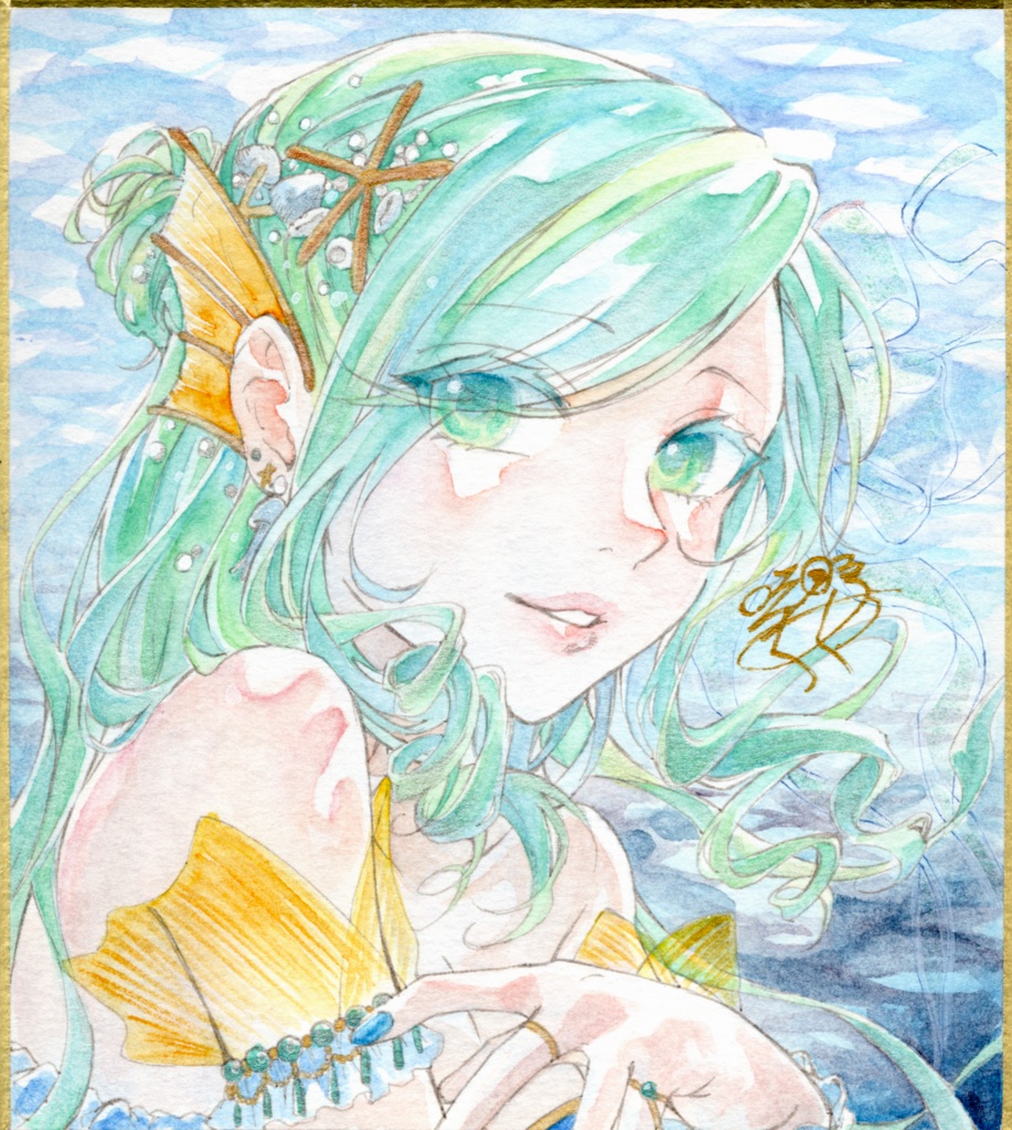 【原画販売】人魚姫シリーズ　アロア