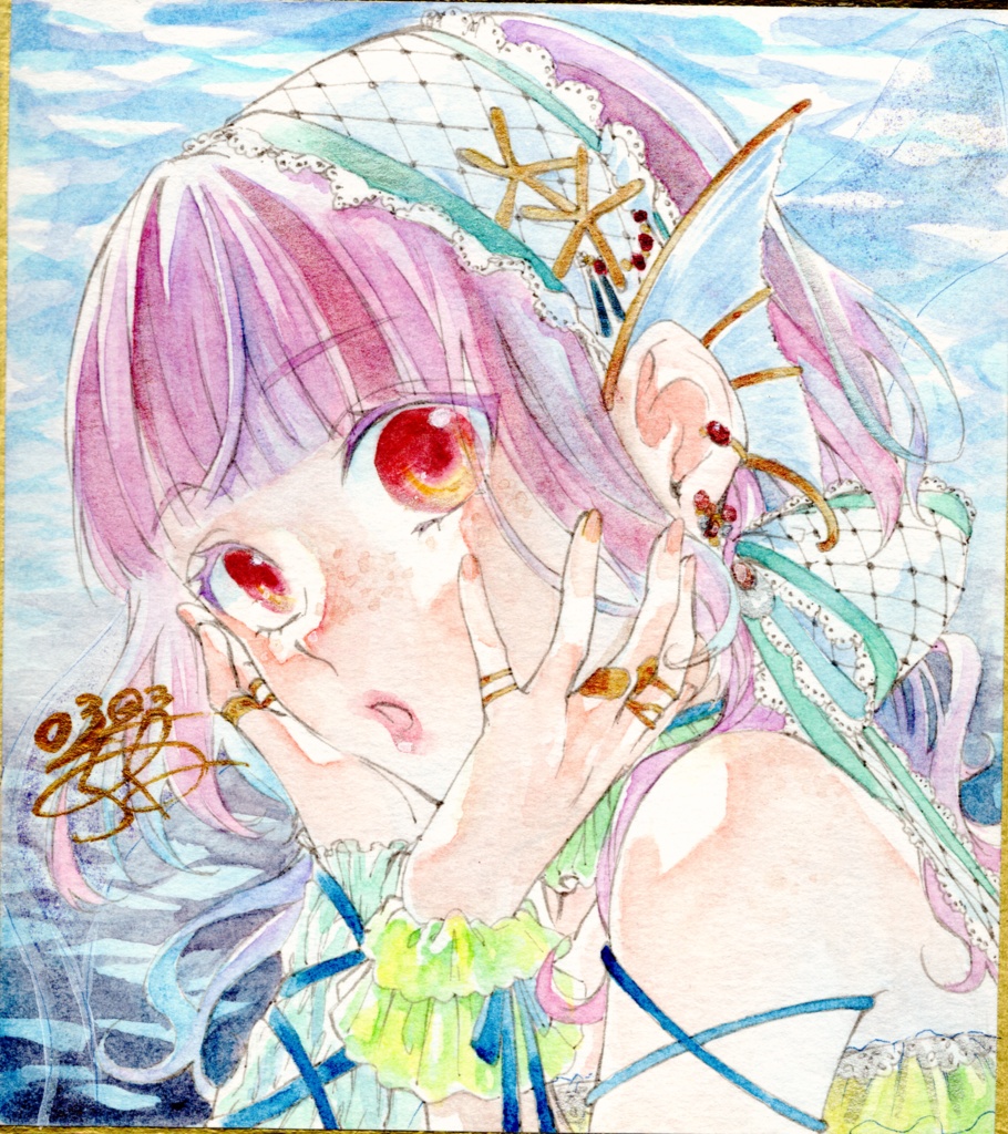 【原画販売】人魚姫シリーズ　シャラ
