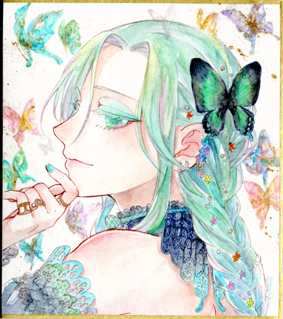 【原画販売】蝶々シリーズ　アロア