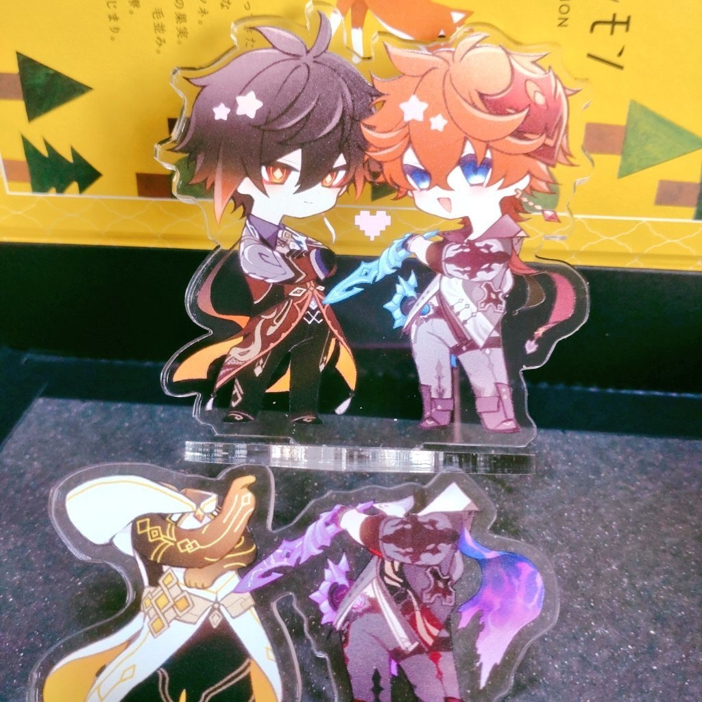 鍾タル+モラ邪タ着せ替えアクスタ