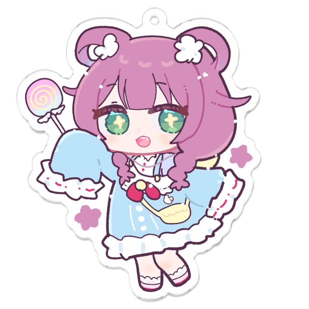 いのわくまこ　ちゅうもく！アクリルキーホルダー