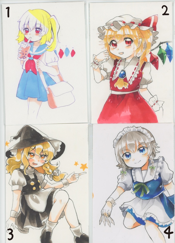 過去イラスト原画