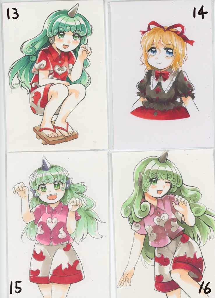 過去イラスト原画