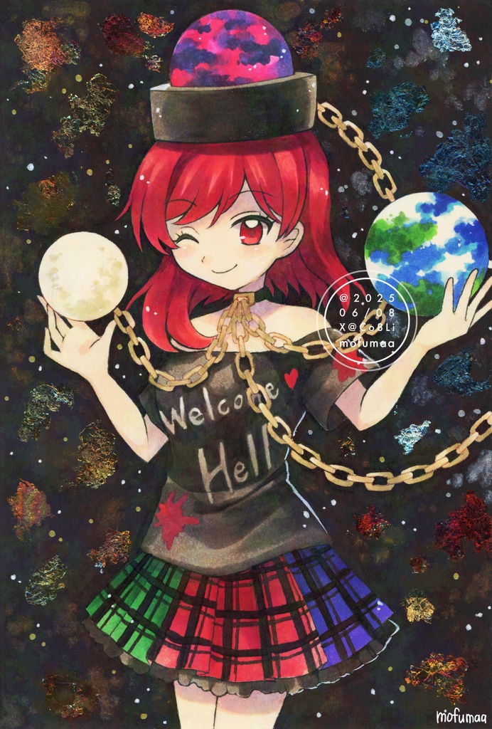 東方紺珠伝編 ポストカード原画