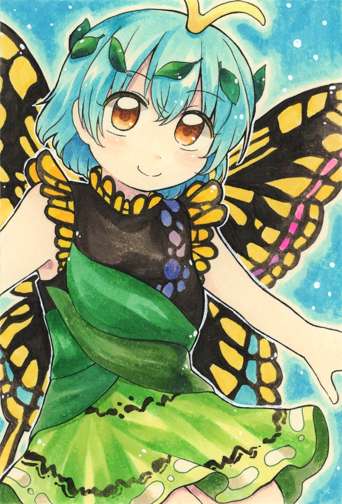 東方天空璋編 ポストカード原画