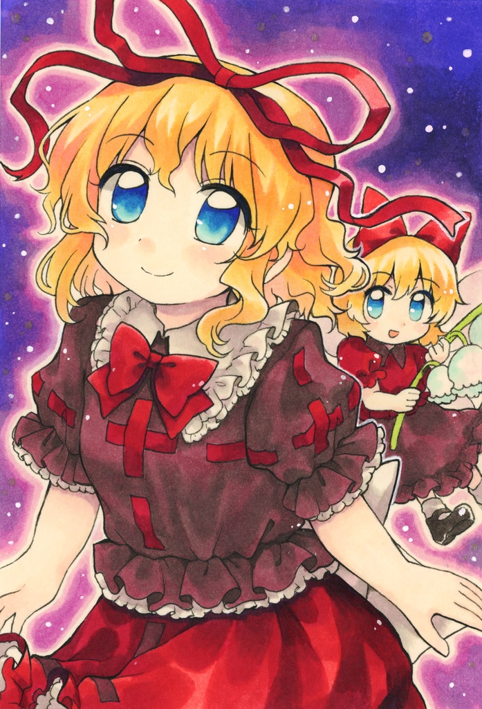 東方花映塚&妖精大戦争編 ポストカード原画