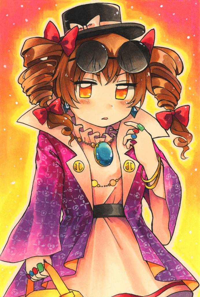 東方project ポストカード原画 その1