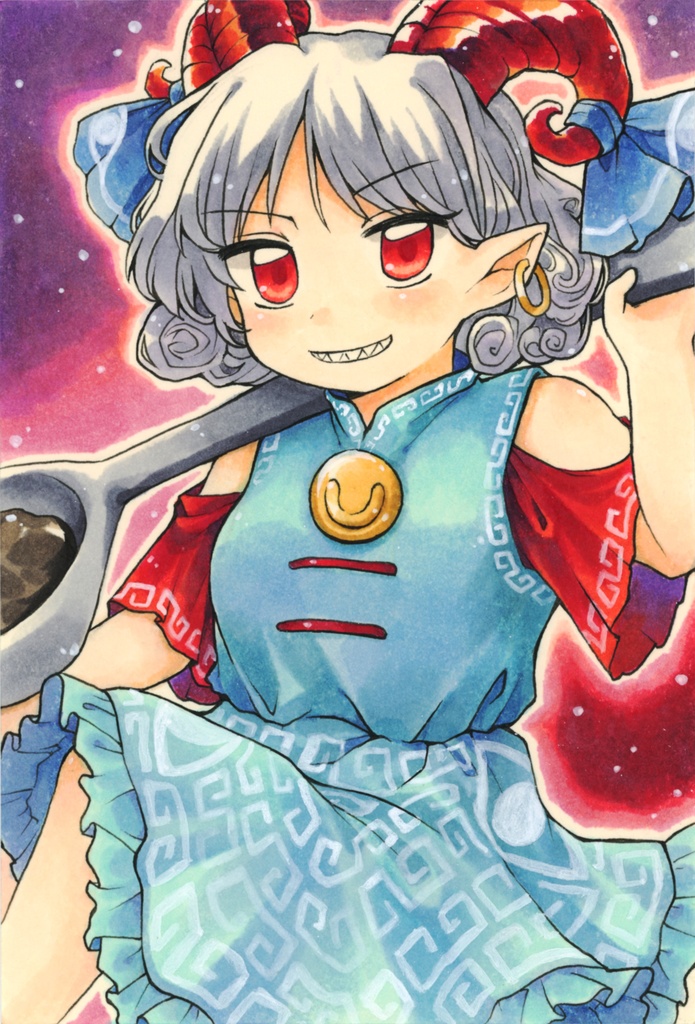 東方project ポストカード原画 その1