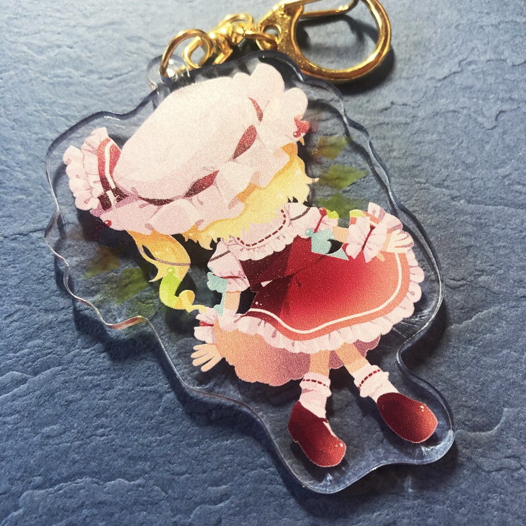 後ろ姿付きフランちゃんアクリルキーホルダー