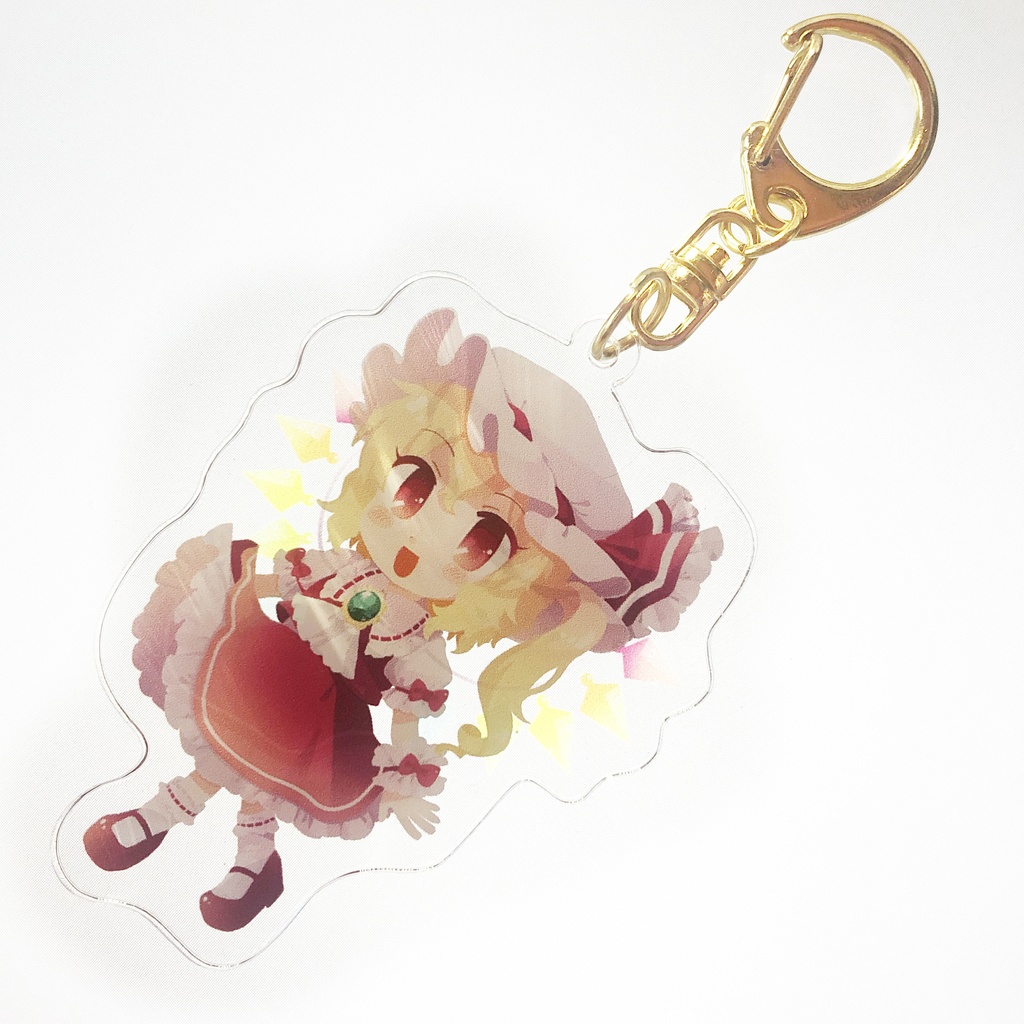 後ろ姿付きフランちゃんアクリルキーホルダー