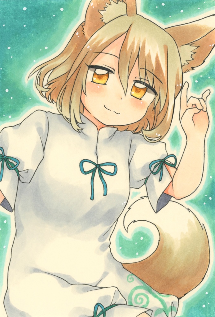 東方虹龍洞編 ポストカード原画