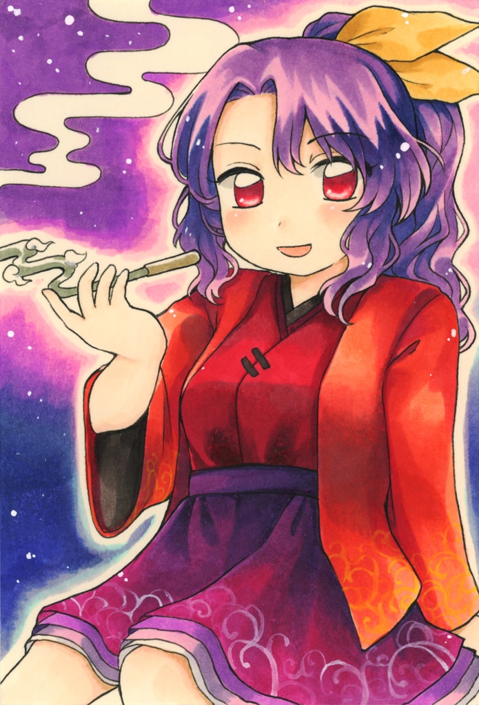 東方虹龍洞編 ポストカード原画