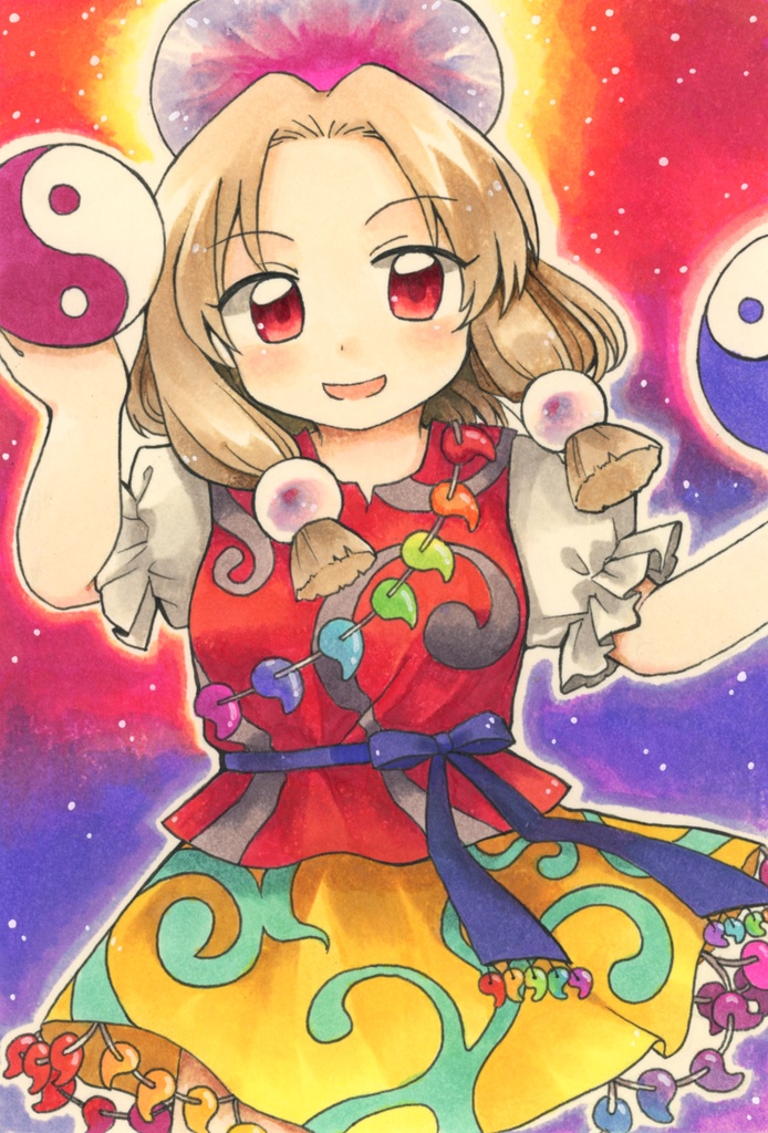 東方虹龍洞編 ポストカード原画