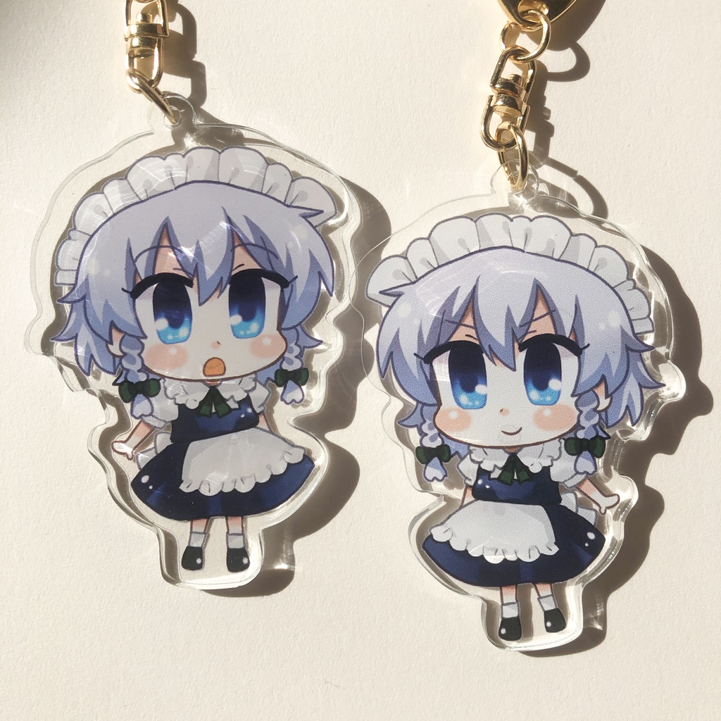 アクリルキーホルダー裏面表情差分あり