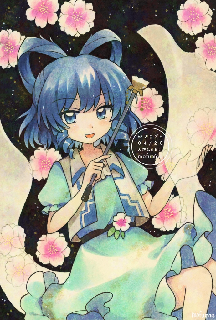 有償リクエスト ポストカード原画/小色紙/A5