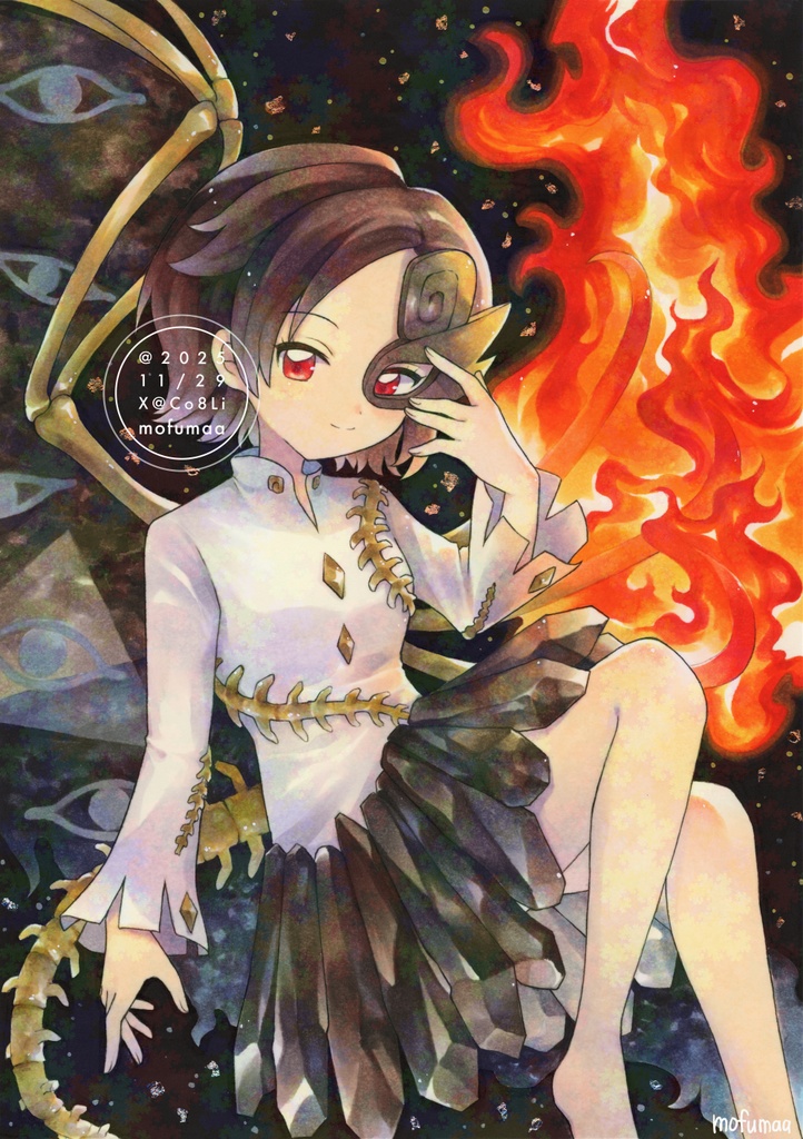 有償リクエスト ポストカード原画/小色紙/A5