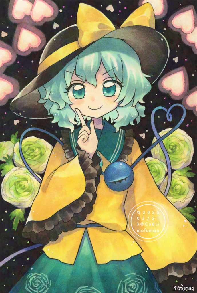 有償リクエスト ポストカード原画/小色紙/A5