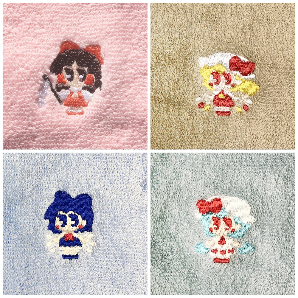刺繍入りミニハンカチ