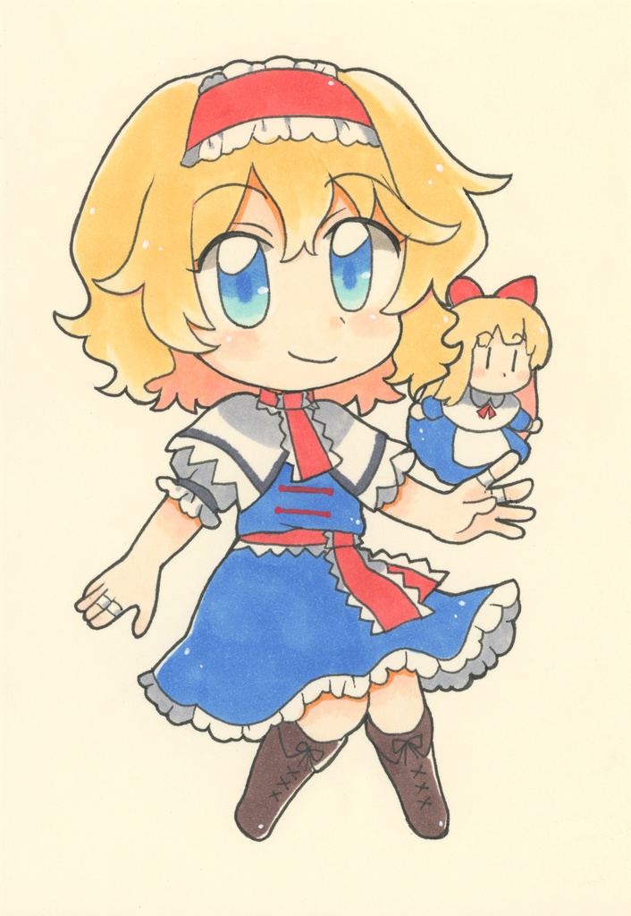 デフォルメ東方原画ポストカード