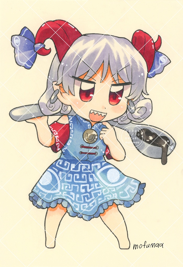 デフォルメ東方原画ポストカード