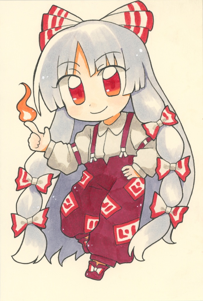 デフォルメ東方原画ポストカード