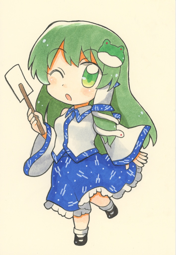 デフォルメ東方原画ポストカード