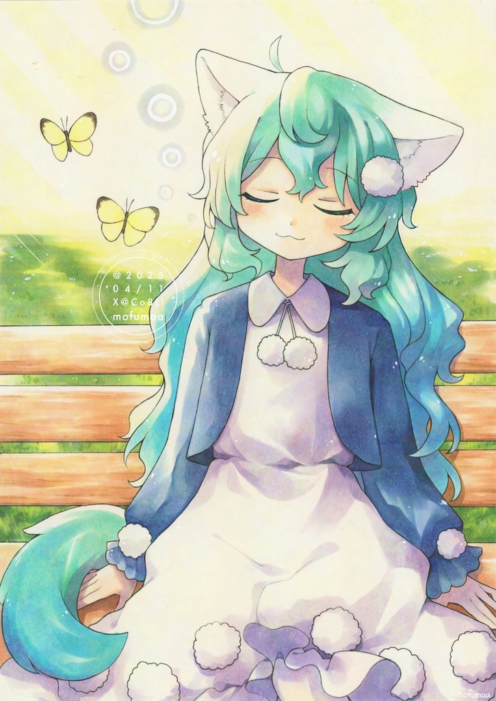 【オリジナル】B5イラスト額装原画